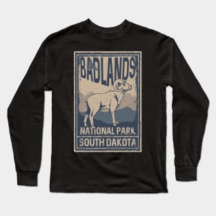 Badlands National Park Bighorn Ram Long Sleeve T-Shirt